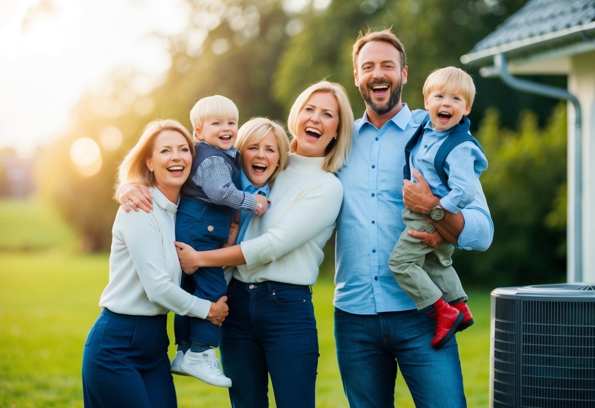 En familie i Pandrup sparer glædeligt penge og energi med installationen af energieffektive varmepumper